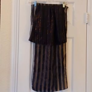 Black & Gold Scarf